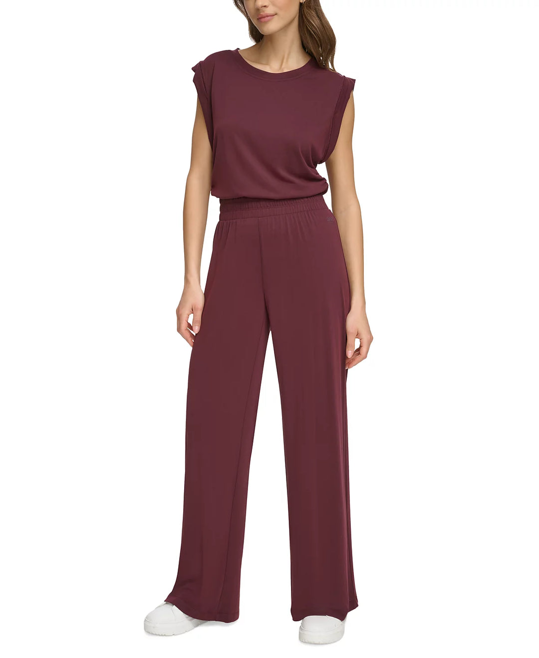 DKNY Fit High Rise Wide-Leg Pants