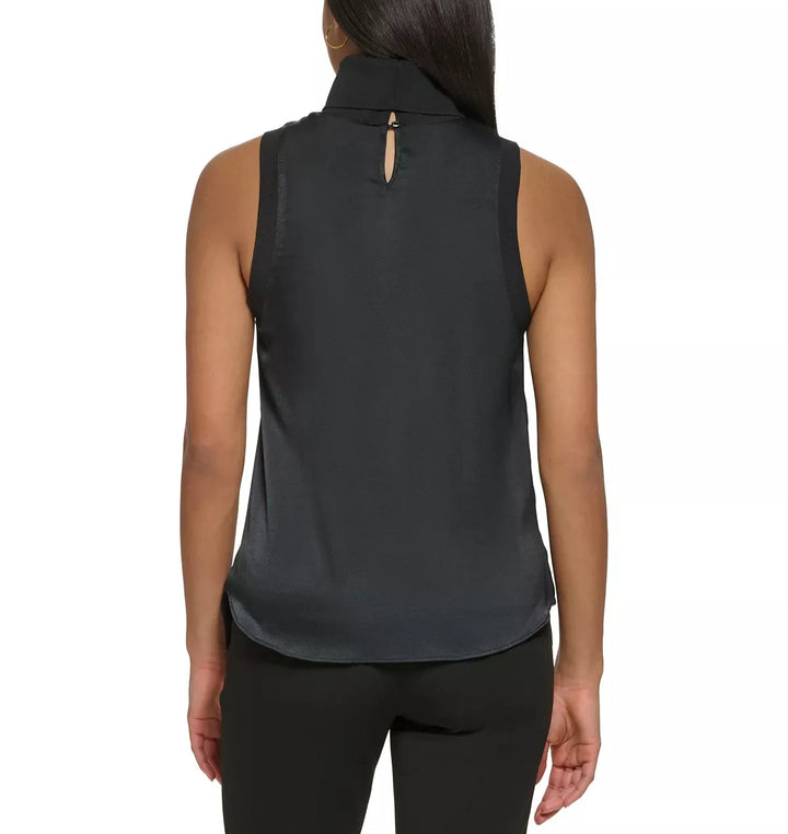 DKNY Sleeveless Turtleneck Top