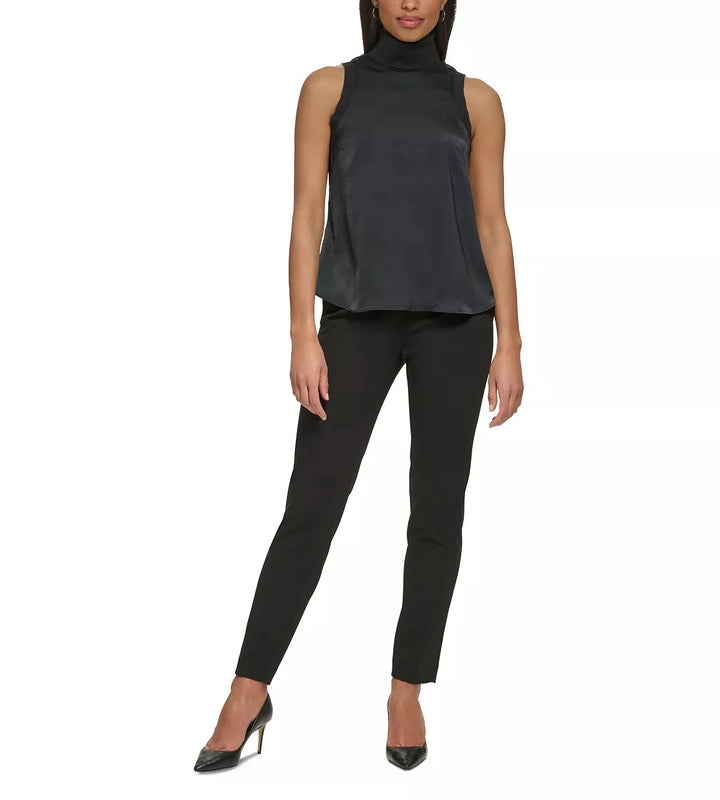 DKNY Sleeveless Turtleneck Top