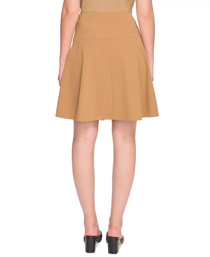 Calvin Klein Petite Scuba Crepe A-Line Skirt