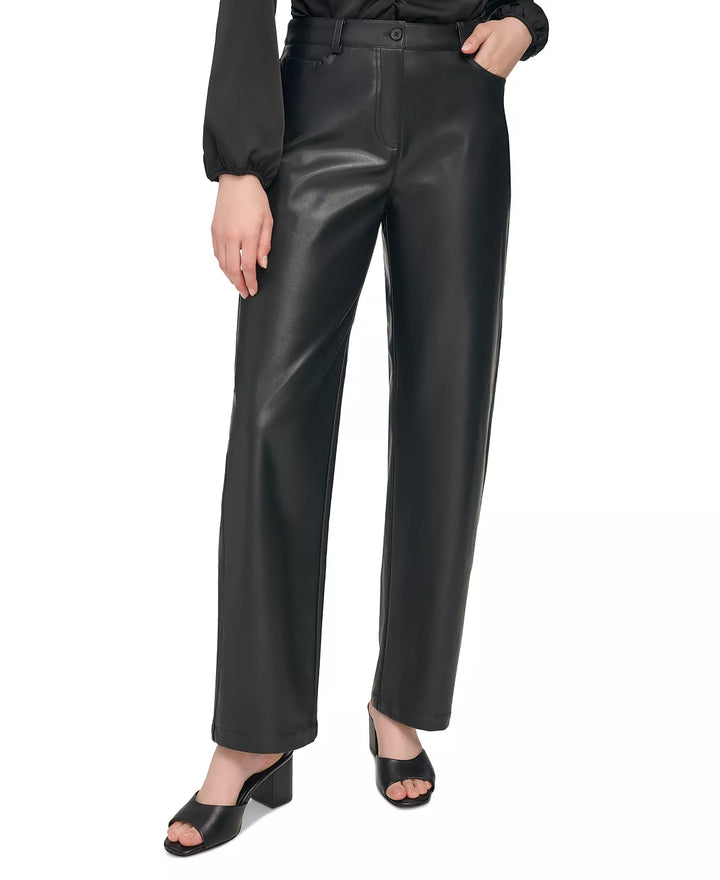 Calvin Klein Faux Leather Pants