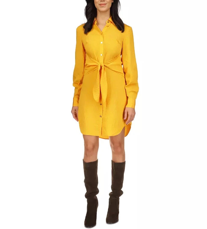 Michael Kors Tie-Front Shirtdress