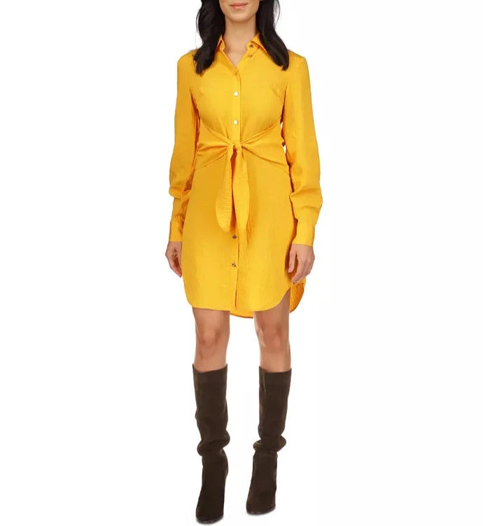 Michael Kors Tie-Front Shirtdress