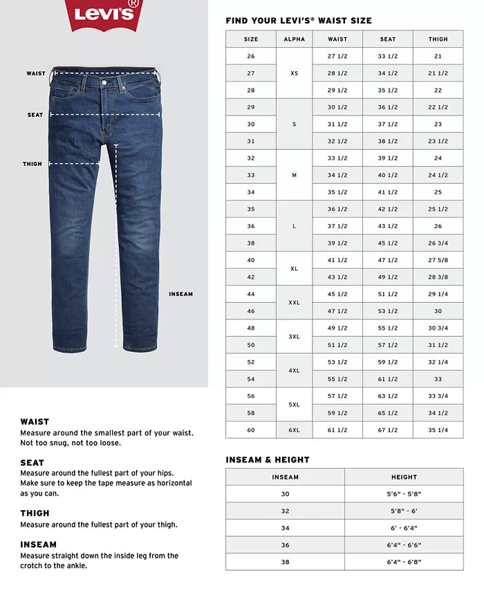 Levi's MEN 501® Original Fit Button Fly Stretch Jeans