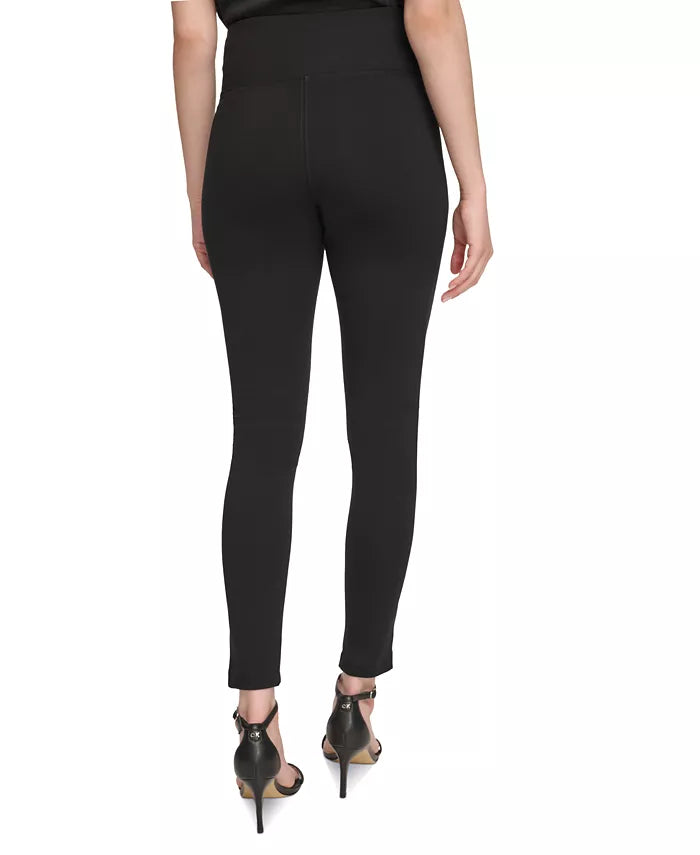 Calvin Klein Faux Leather Front Leggings