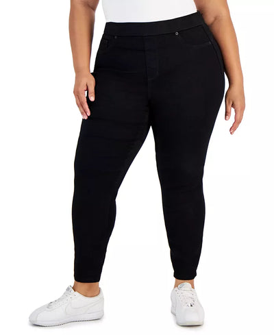Celebrity Pink Trendy Plus Size Curvy Pull-On Skinny Ankle Jeans