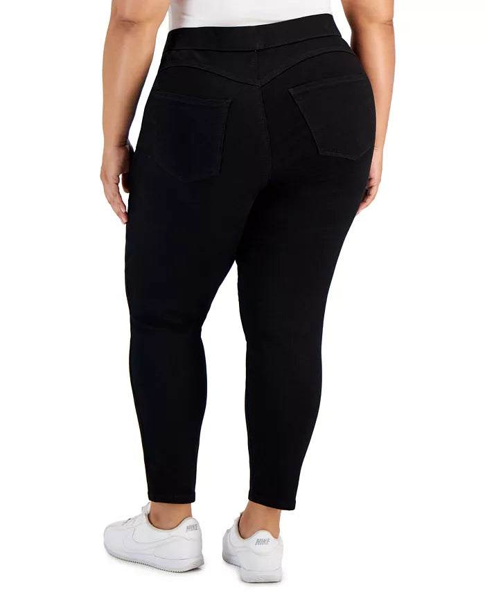 Celebrity Pink Trendy Plus Size Curvy Pull-On Skinny Ankle Jeans