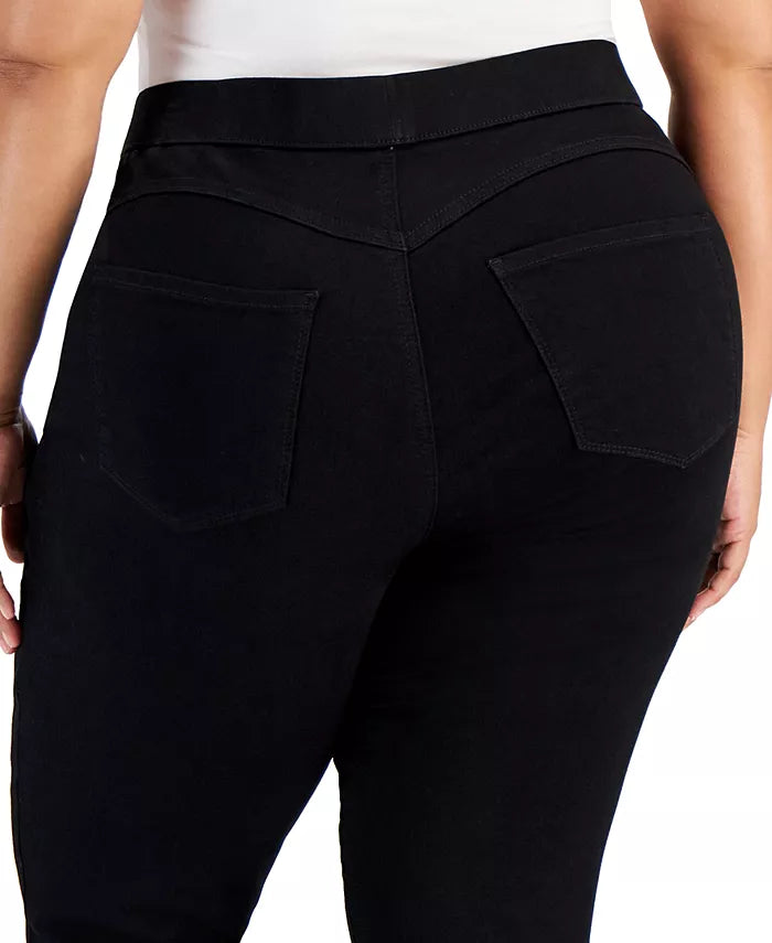 Celebrity Pink Trendy Plus Size Curvy Pull-On Skinny Ankle Jeans