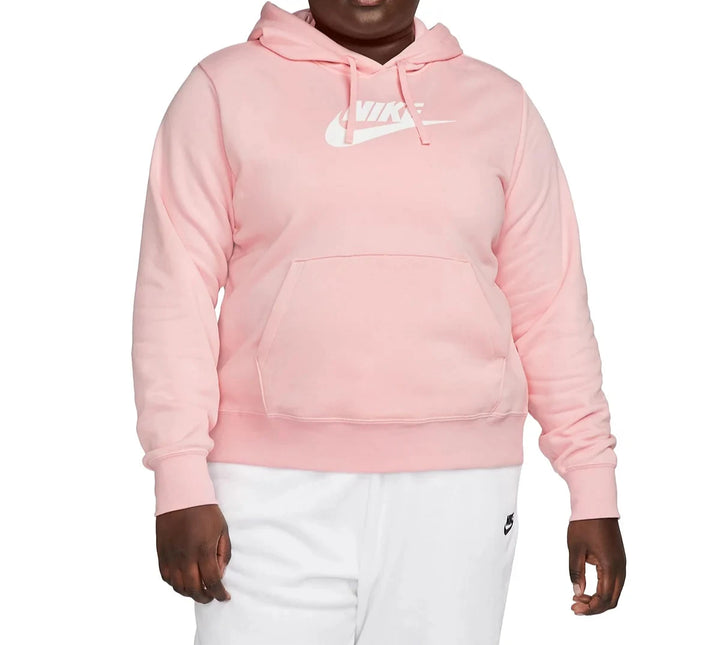 Nike Plus Size Active Sportswear Club Hooded Fleece Sweatshirt