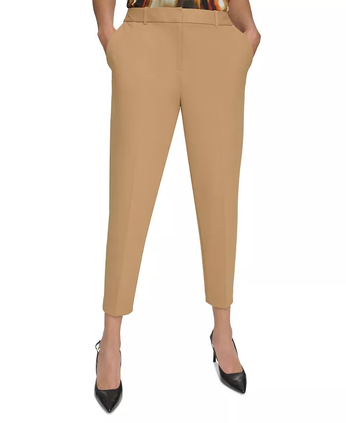 Calvin Klein Straight-Leg Ankle Pants