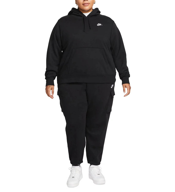 Nike Plus Size Active Sportswear Club Hooded Fleece Sweatshirt