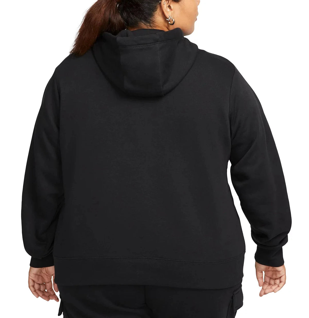 Nike Plus Size Active Sportswear Club Hooded Fleece Sweatshirt