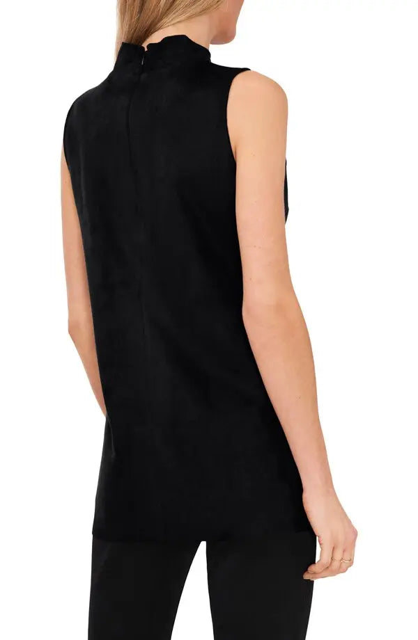 VINCE CAMUTO Sleeveless Mock Neck Top