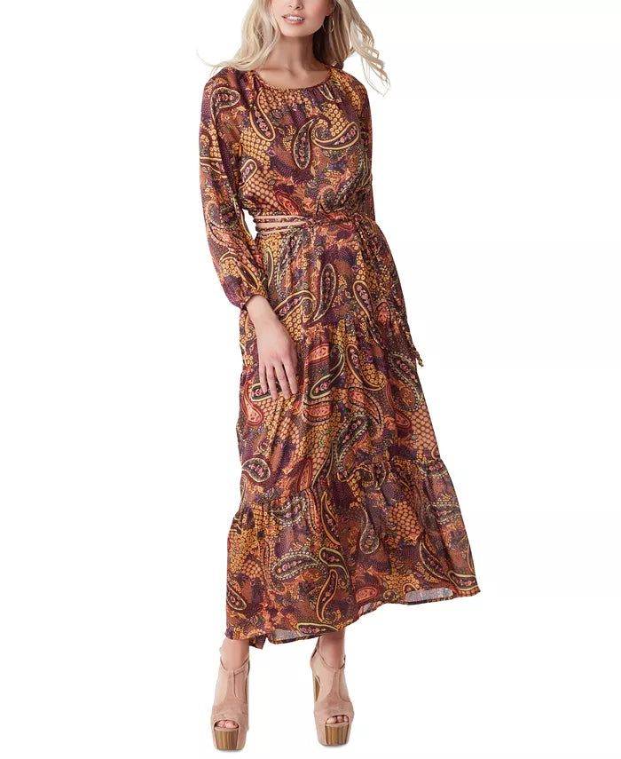 Jessica Simpson Kezia Cut-Out-Waist Maxi Dress