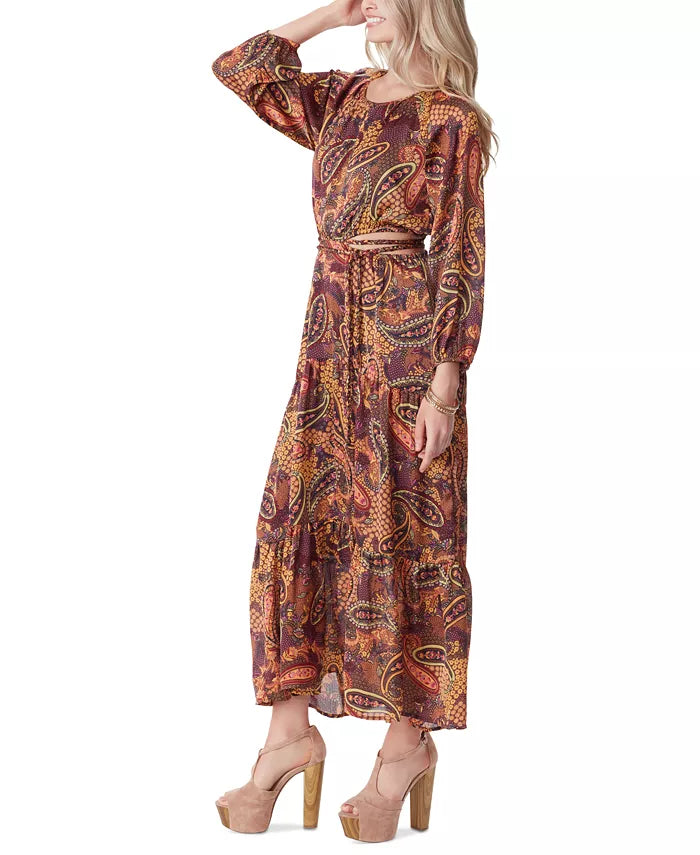 Jessica Simpson Kezia Cut-Out-Waist Maxi Dress