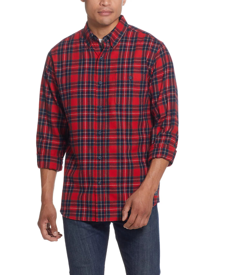 Weatherproof Vintage MEN Antique-Like Flannel Shirt