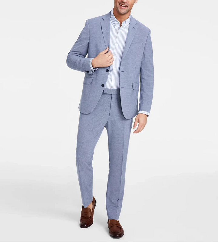 Kenneth Cole Reaction Men's Mini-Houndstooth Suit