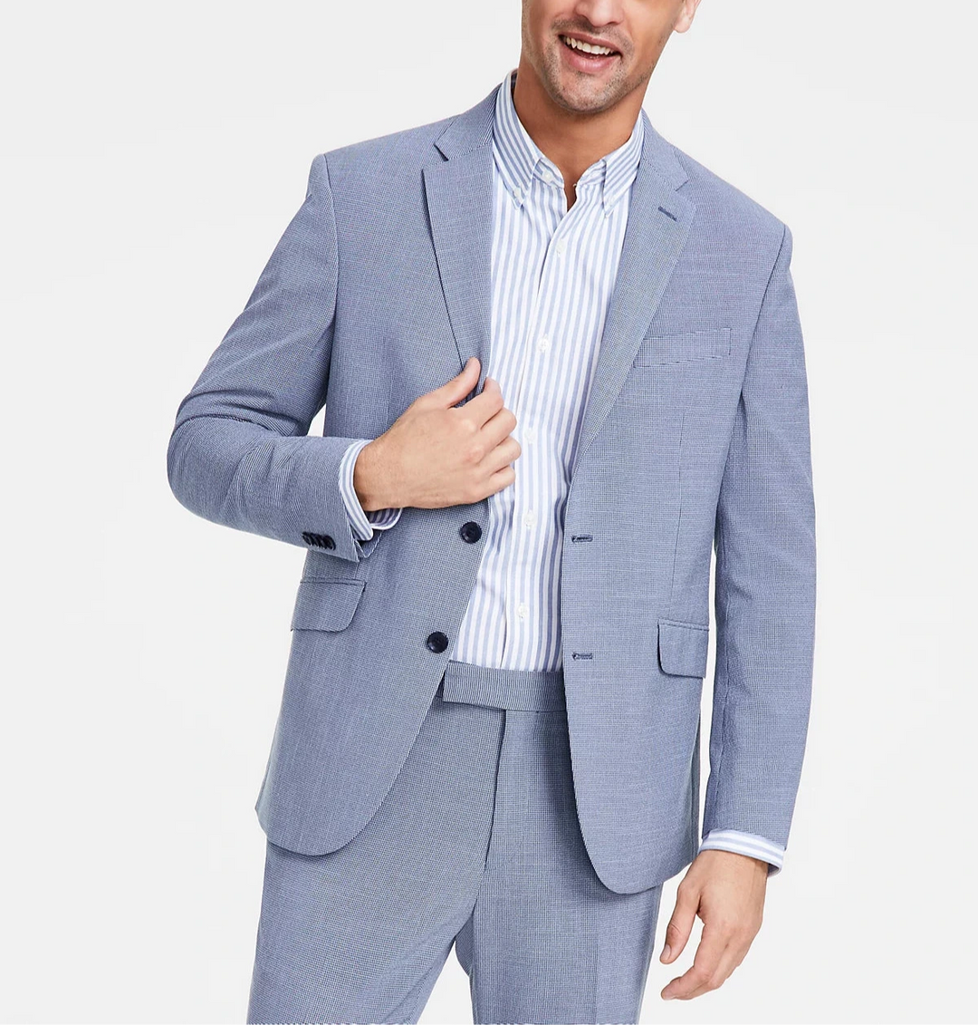 Kenneth Cole Reaction Men's Mini-Houndstooth Suit