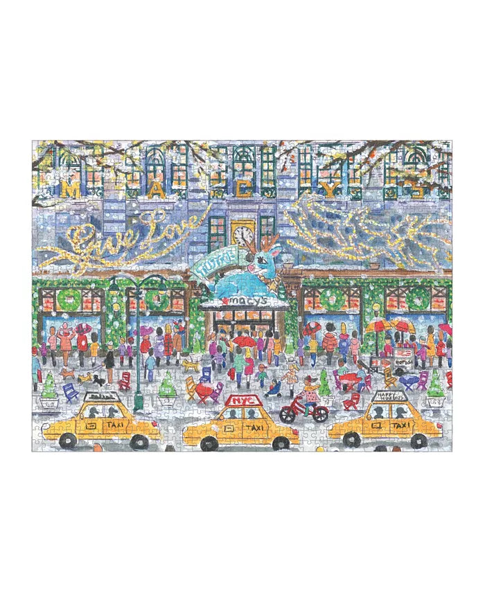 Galison Michael Storrings Macy's Give Love 1000 Piece Puzzle