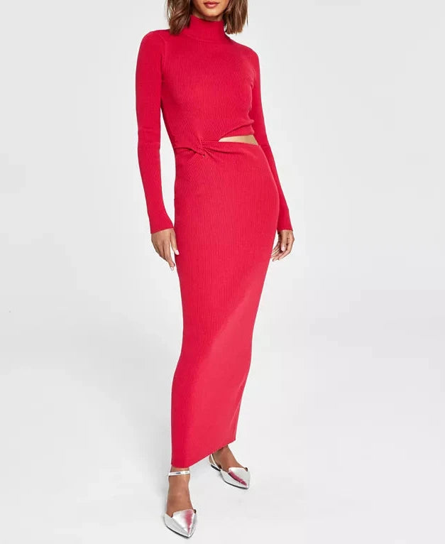 RACHEL Rachel Roy Women's Hunter Mock-Neck Sweater Dress