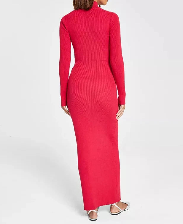 RACHEL Rachel Roy Women's Hunter Mock-Neck Sweater Dress