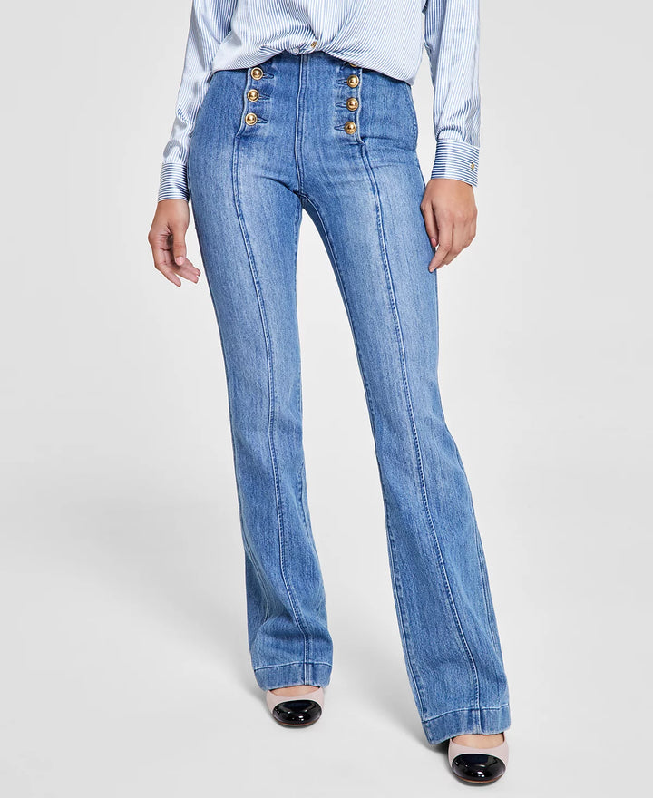 MICHAEL MICHAEL KORS Petite Flared-Leg Sailor Jeans