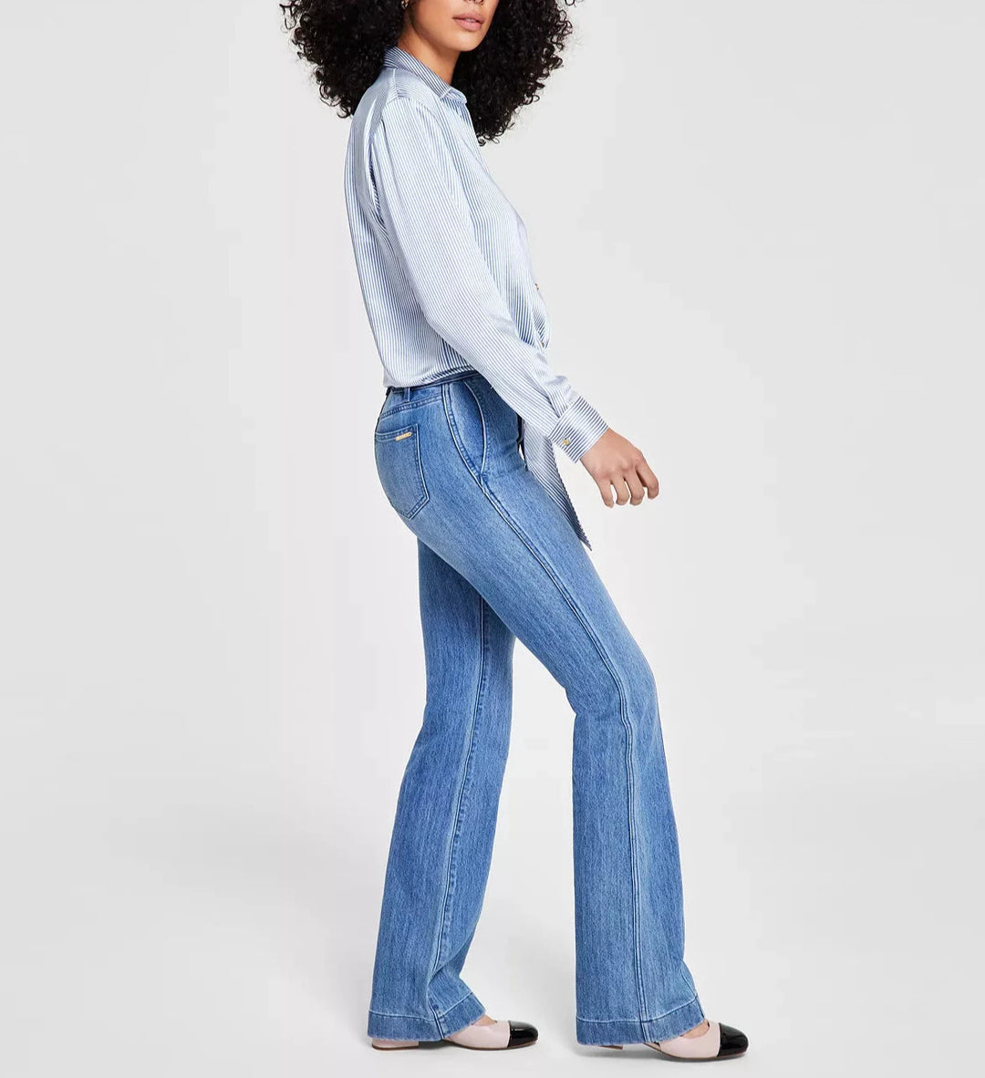MICHAEL MICHAEL KORS Flared-Leg Sailor Jeans