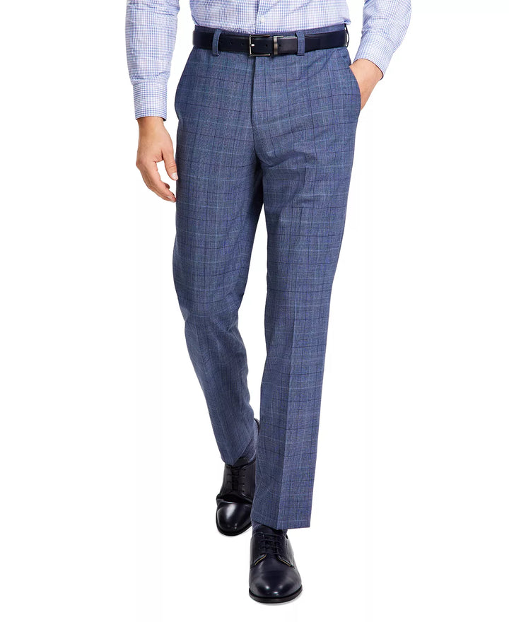 HUGO by Hugo Boss MEN's Plaid Wool Blend Suit Trousers