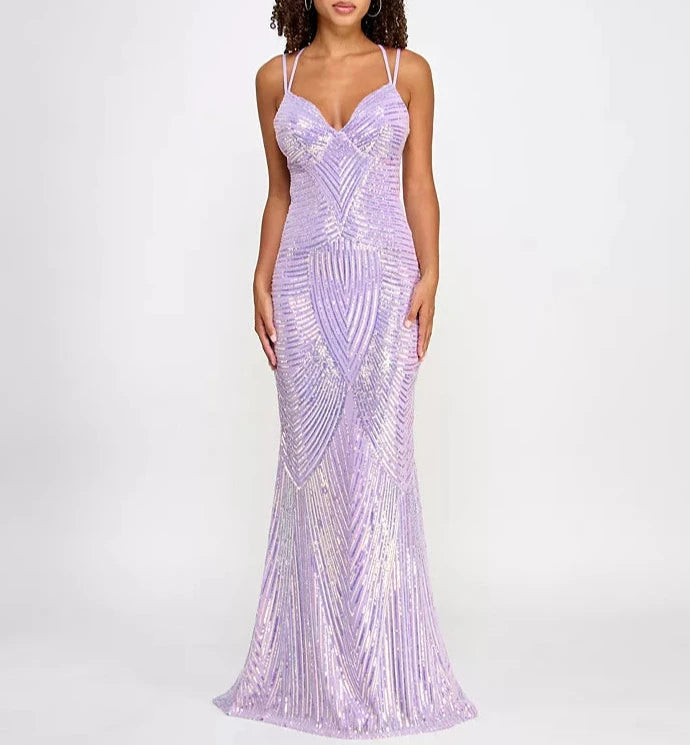 B Darlin Juniors' Sequin Gown
