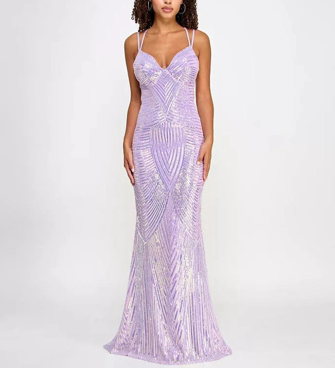 B Darlin Juniors' Sequin Gown