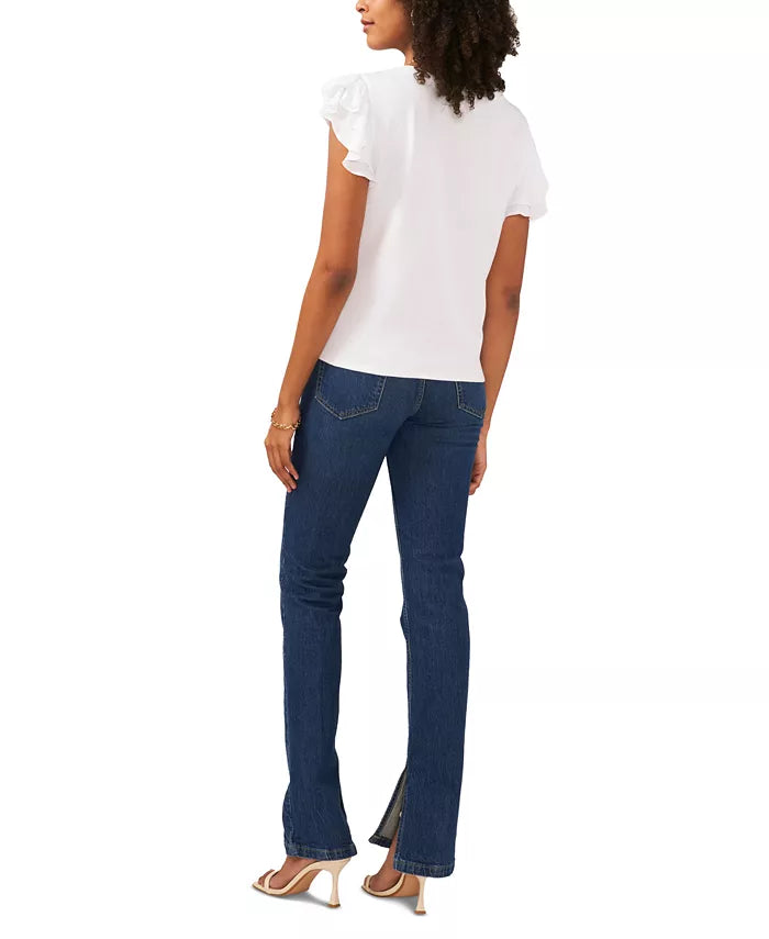 VINCE CAMUTO Tiered Ruffle Sleeve Tee