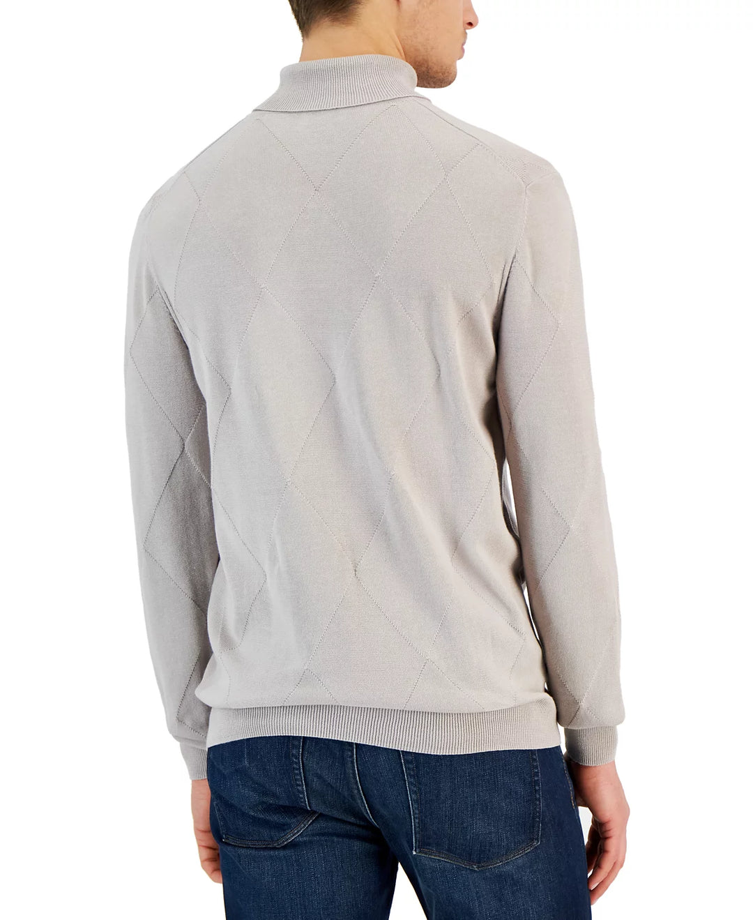 Alfani MEN Textured Turtleneck Sweater