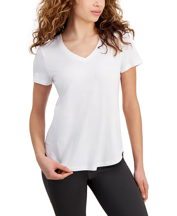 ID Ideology Women's Essentials V-Neck T-Shirt, Pack of 3