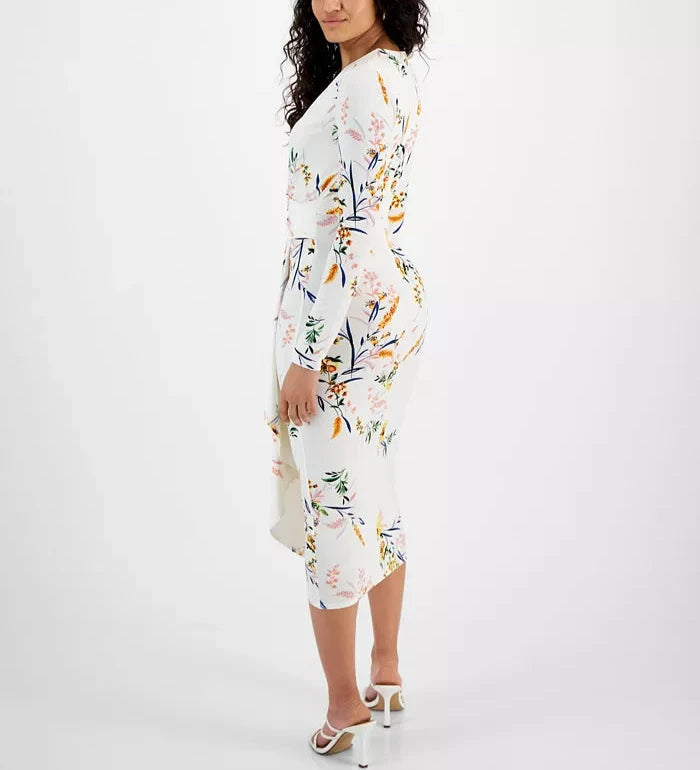 RACHEL Rachel Roy Nola V-Neck Jersey Midi Dress