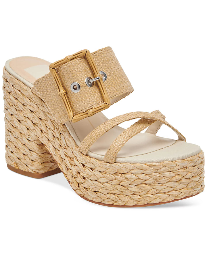 Dolce Vita Edwina Buckle Detailed Wedge Sandals