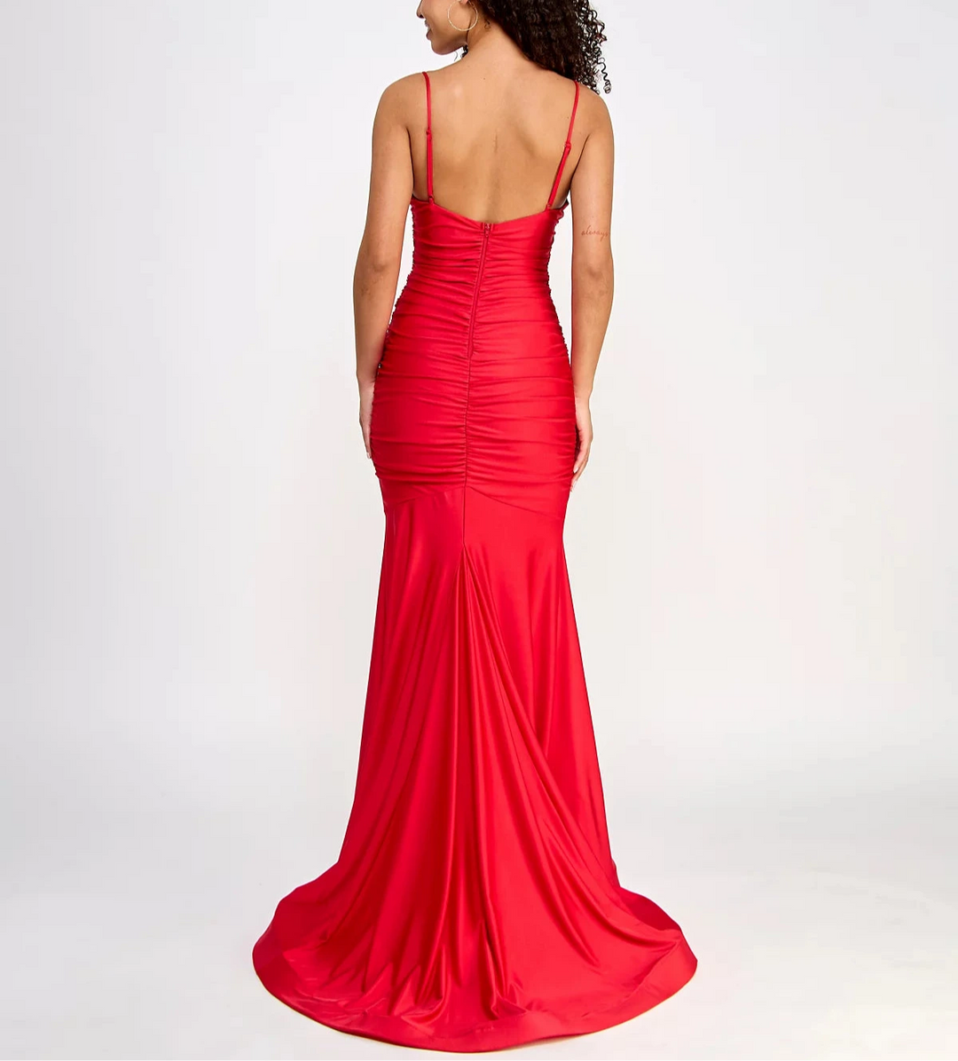 B. Darlin Juniors' Shirred Gown
