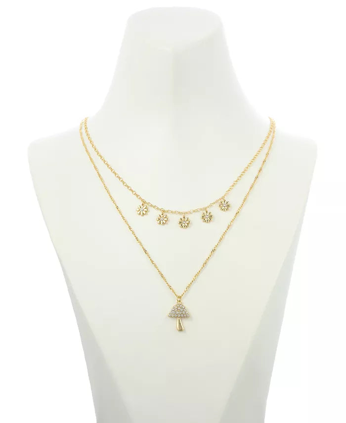 Macy's Flower Show Mushroom Necklace and Earring Set