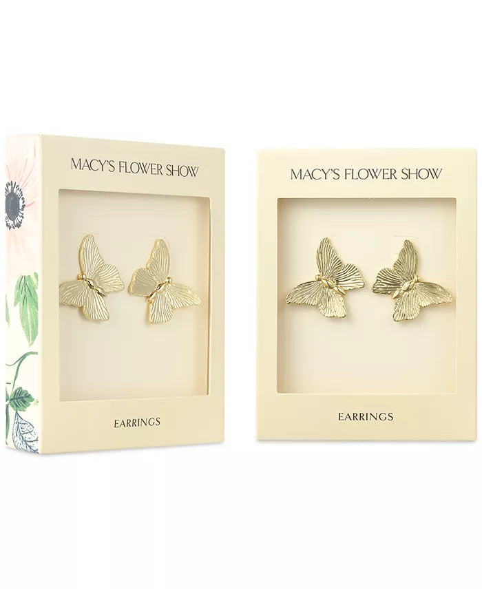 Macy's Flower Show Butterfly Earrings