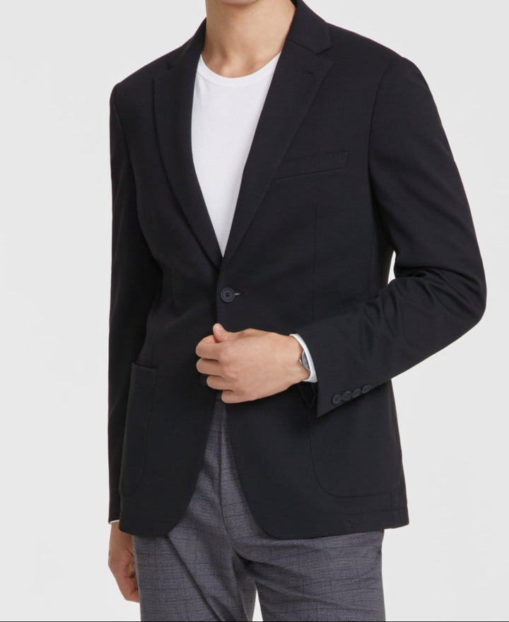 Calvin Klein MEN's Slim-Fit Solid Knit Sport Coat