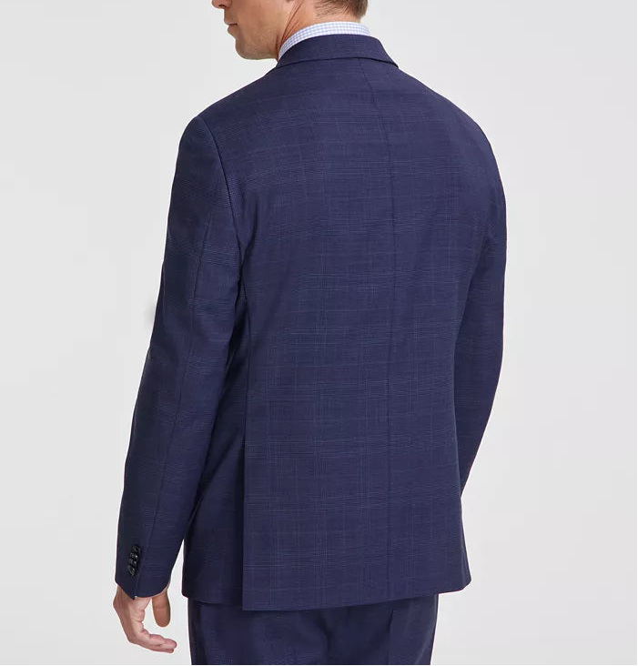 Tommy Hilfiger Men's Modern-Fit Stretch Wool Blend Plaid Suit Jacket