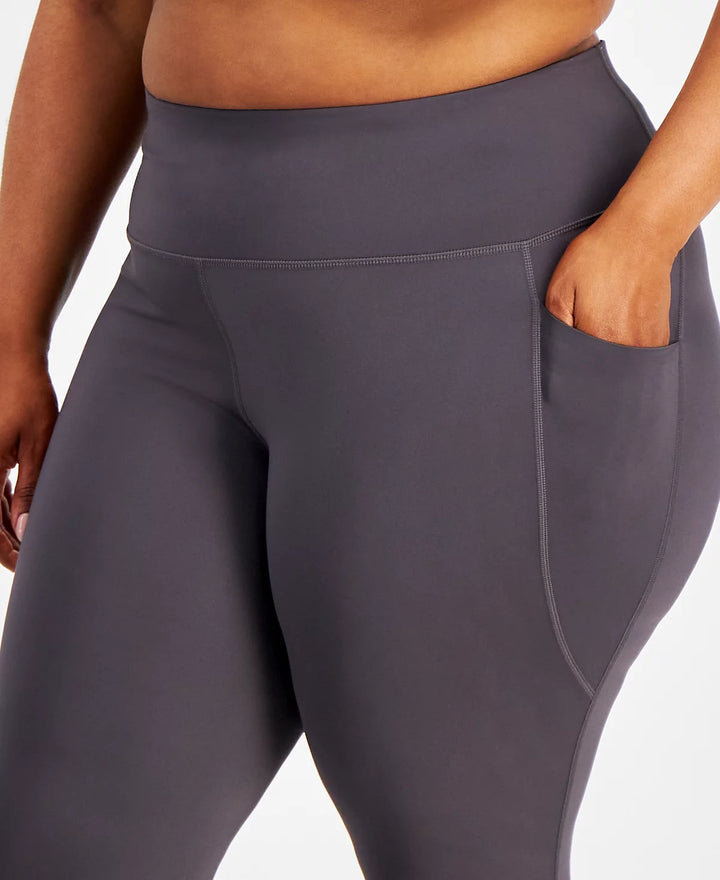 ID Ideology Plus Size Compression Cropped Leggings