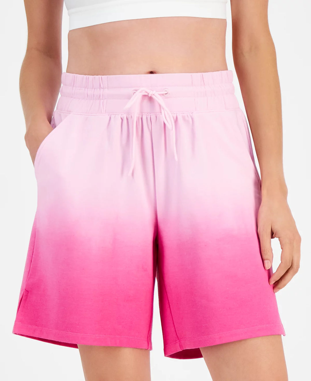 ID Ideology Ombré Drawstring Relaxed Shorts