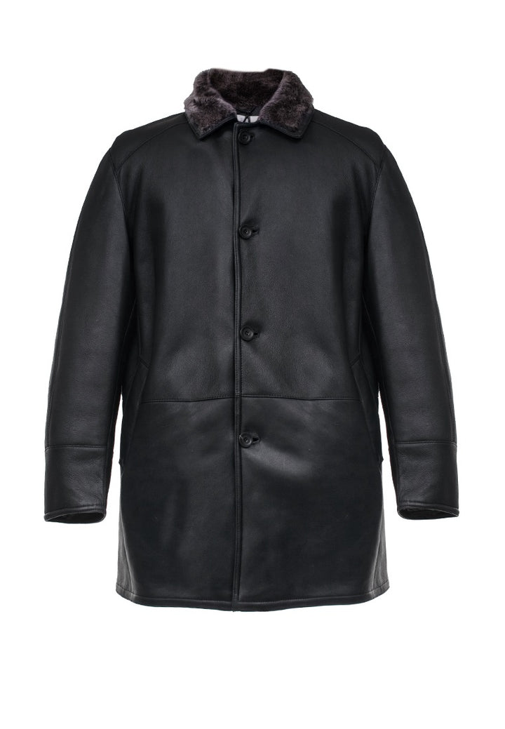 GALLOTTI Men's Lamb Leather Coat