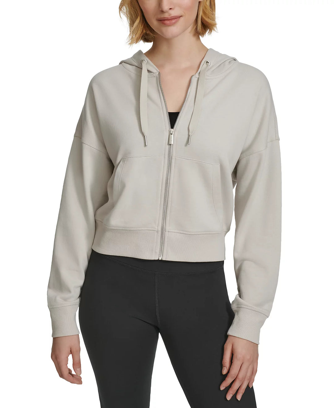 Calvin Klein French Terry Long-Sleeve Zip-Up Hoodie