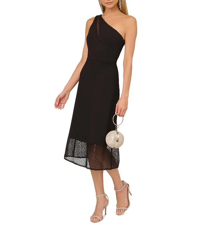 Adrianna by Adrianna Papell Women's One-Shoulder Dress