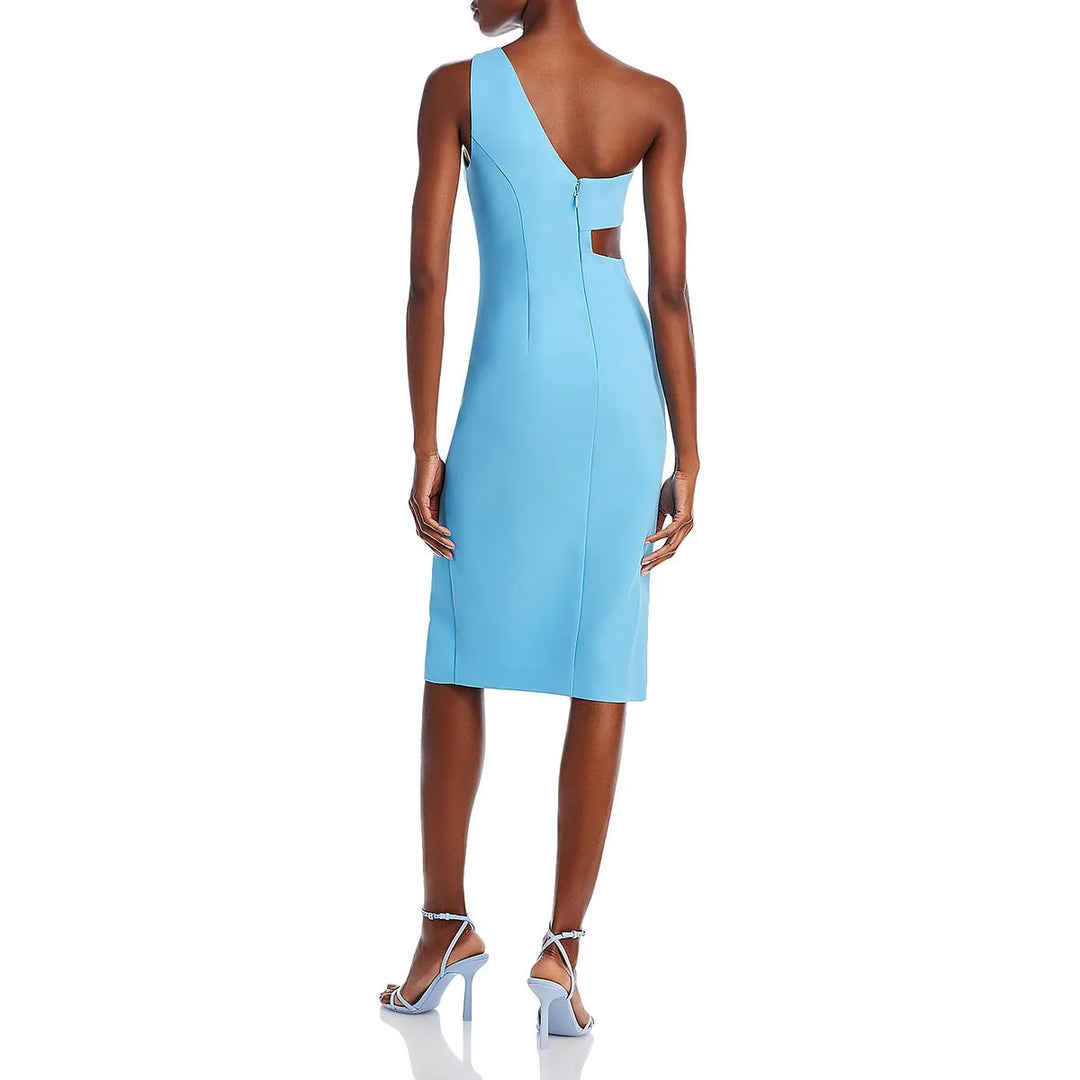BCBGMAXAZRIA One Shoulder Cutout Dress