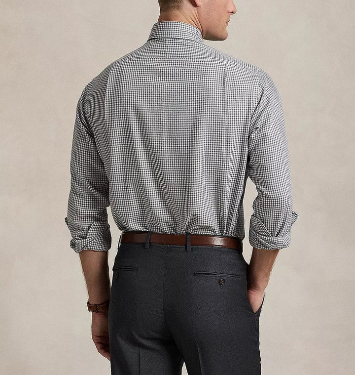 Polo Ralph Lauren MEN's Classic-Fit Gingham Stretch Poplin Shirt