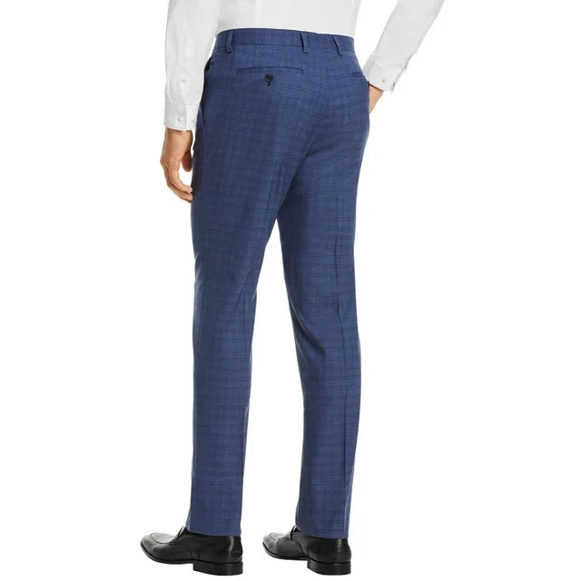 John Varvatos Bleecker Plaid Slim Fit Suit Pants