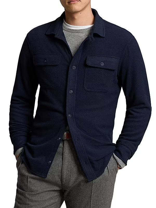 Polo Ralph Lauren Classic Fit Knit Flannel Workshirt