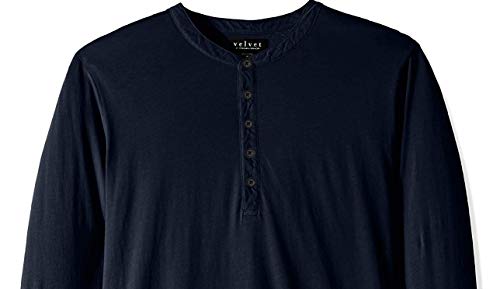 Velvet by Graham & Spencer Men's Alvaro Long Sleeve Henley Shirt